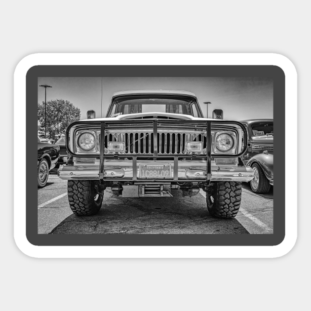 1976 Jeep J10 Honcho Pickup Truck Old Car Sticker TeePublic